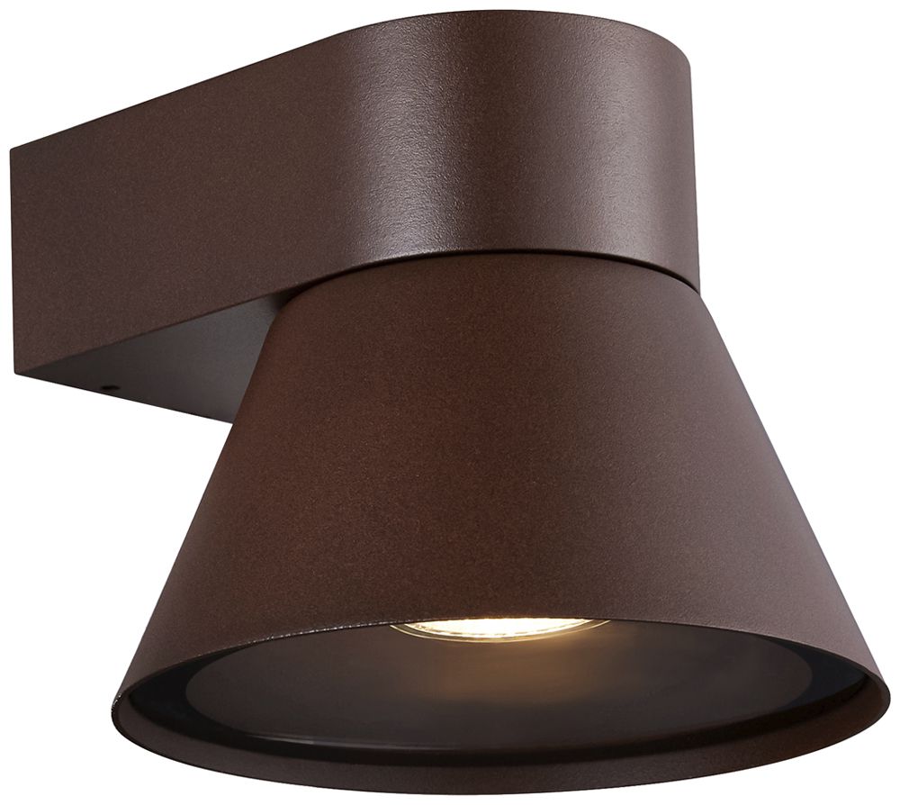 Wandleuchte Nordlux Kyklop Cone 1×GU10 25W IP54 Ø156×175mm rost