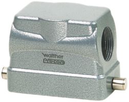 Steckergehäuse Walther PROCON P712610, Gewinde 1×M20, H=56mm, Al