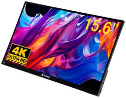 Bildschirm Verbatim 15.6" IPS 4K UHD 3840×2160px Touchscreen schwarz
