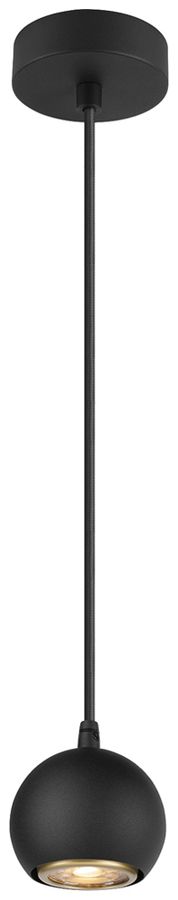 Pendelleuchte SLV LIGHT EYE 90 GU10 1×6W DIM Ø89mm schwarz