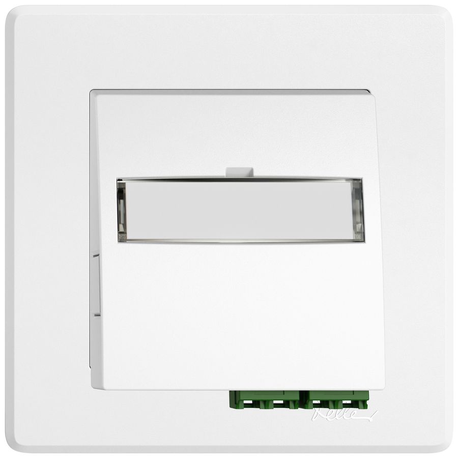 UP-FTTH-Dose EDIZIO.liv SNAPFIX® LC APC Diamond F-3000 2 mittelstücke ws