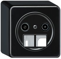 Presa multimedia AP TV-R origin presa terminale 10.5dB nero