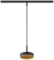 Luminaire suspendu LED SLV GRIP FLAT 15W 400lm 2700…3000K DALI Ø140mm noir