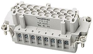 Buchseeinsatz B16 0.5…2.5mm² 20…14AWG, mit Drahtschutz 1…16