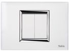 Émetteur mural RF AP Yokis TLM2T503, 2 touches blanc