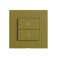 Pulsante scena 2 scene verticale/2T Edue Wiser olive