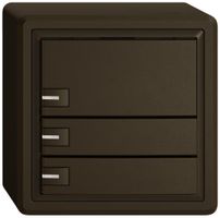 Pulsante universale AP EDIZIO.liv UNI SNAPFIX® 5…48V c.LED blu 3× com.1T ma