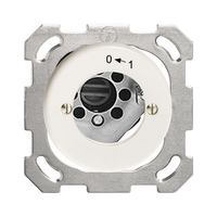 UP-Schwenktaster 0<-1/2P weiss für Sicherheitsschloss, ohne Zylinder