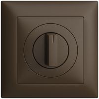 Kit front.INC EDIZIOdue coffee 88×88mm per interr.rotativo