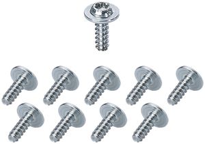 Befestigungsschraube Hensel DK BZ 10 T15×10mm mit Scheibe Ø9mm