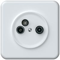 Prise antenne ENC TV-R-données origin prise de passage 19dB 4dB blanc