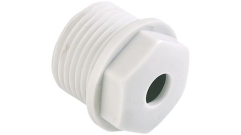 Passe-fils en matière synthétique avec trou