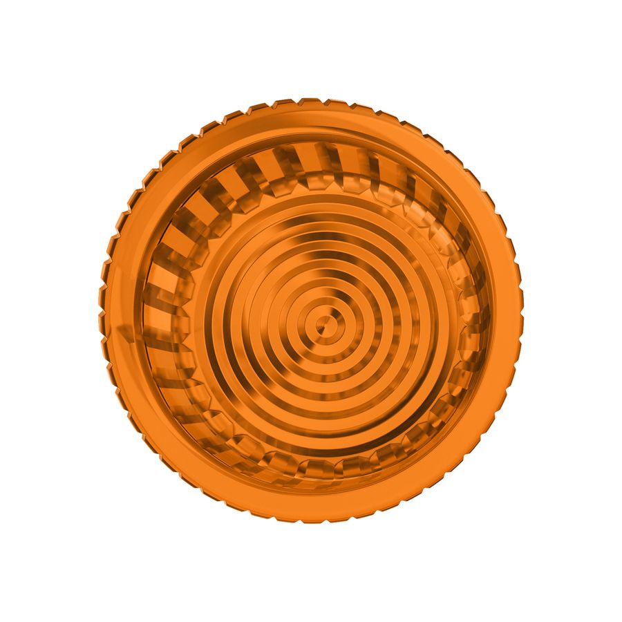 Calotta STANDARDdue SNAPFIX® semialta per spia di segnalazione giallo