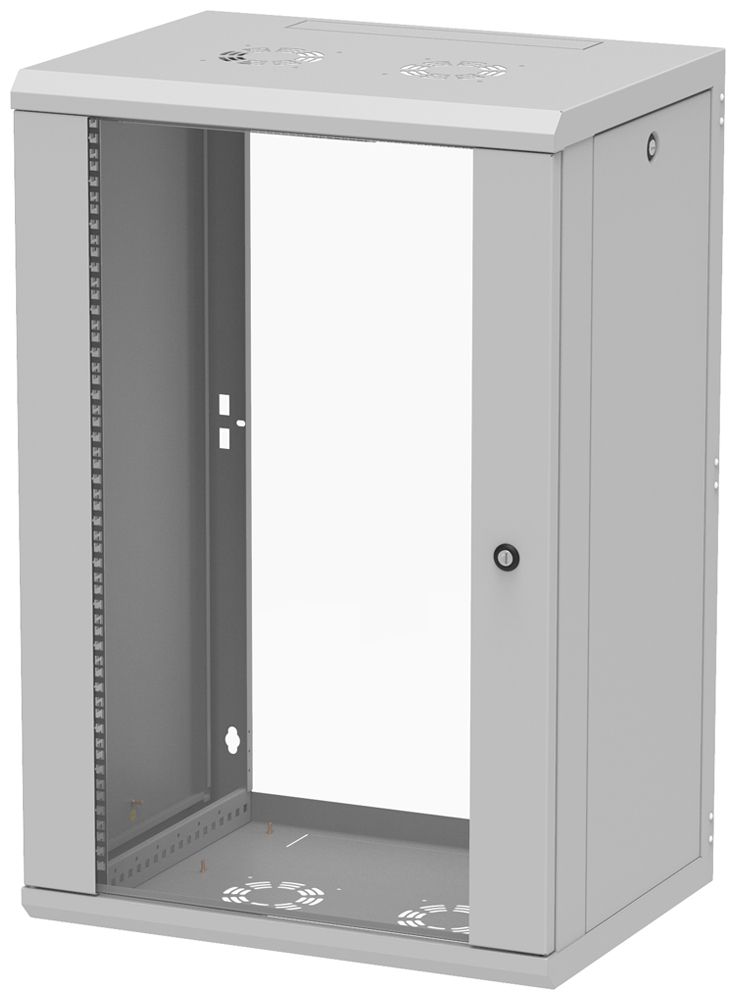 Armoire de réseau mural 19" Z-Cube 18UH 900×600×450mm 60kg gris IP20