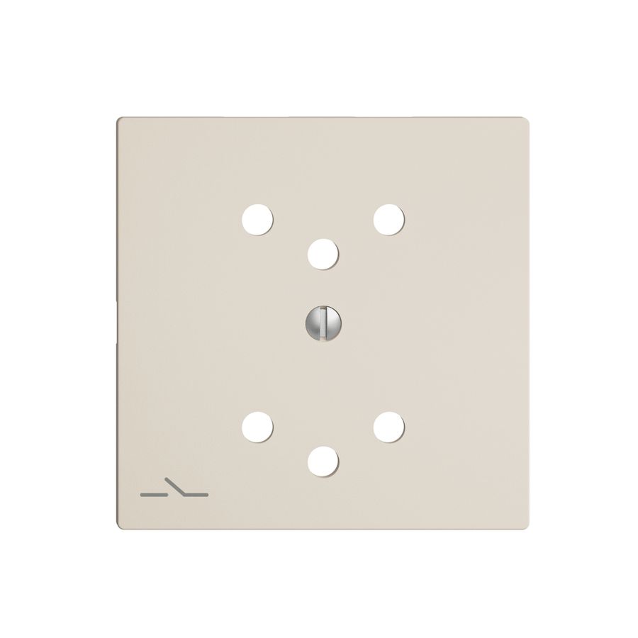 Frontplatte EDIZIOdue 2×T12 1×S crema