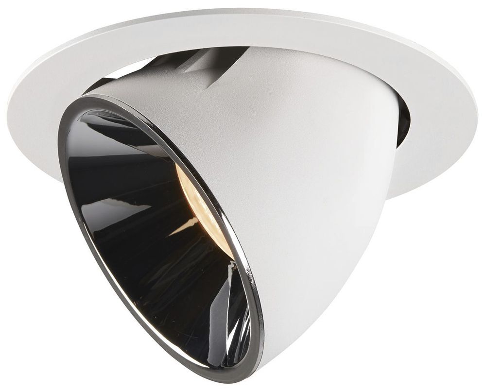 EB-LED-Downlight SLV NUMINOS GIMBLE XL, 37.4W 1050mA 3400lm 2700K 40° ws/chr