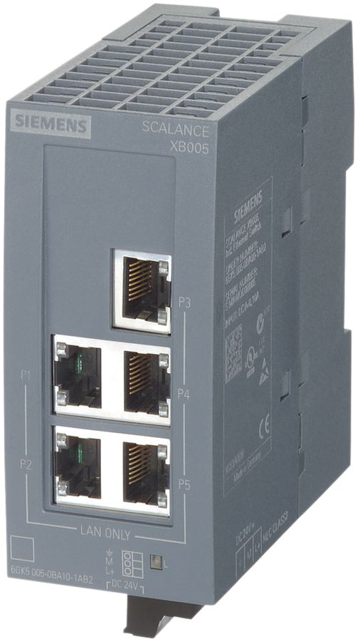 IE-Switch Siemens SCALANCE XB005 5×RJ45 10/100Mbit/s unmanaged