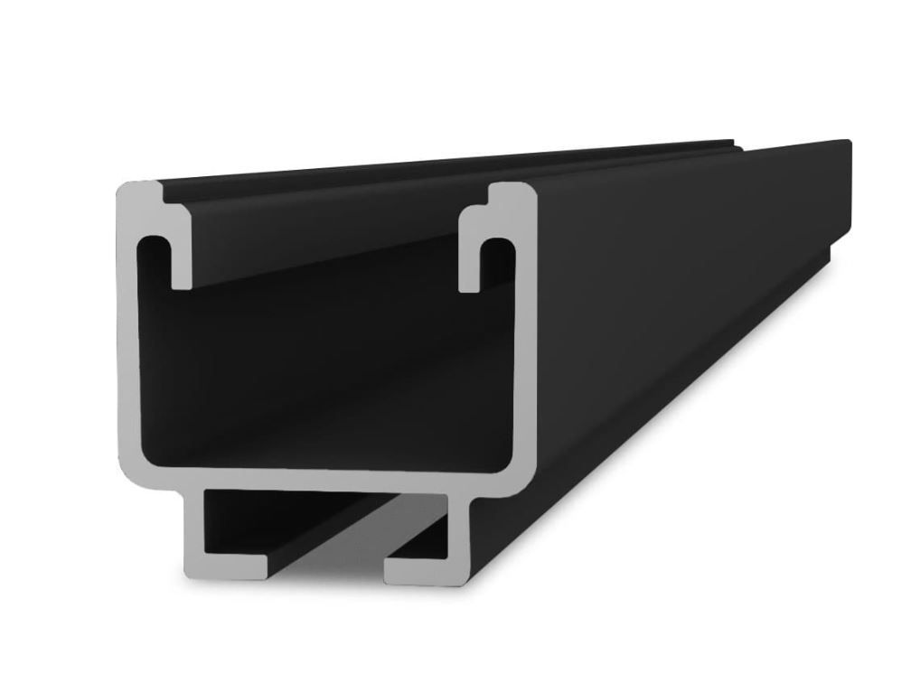 K2 SolidRail Light; 4.80 m Black