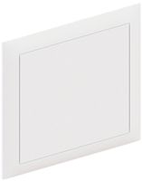 Steckdeckel AGRO 130×130 weiss mit Diagonalsteg T.7mm