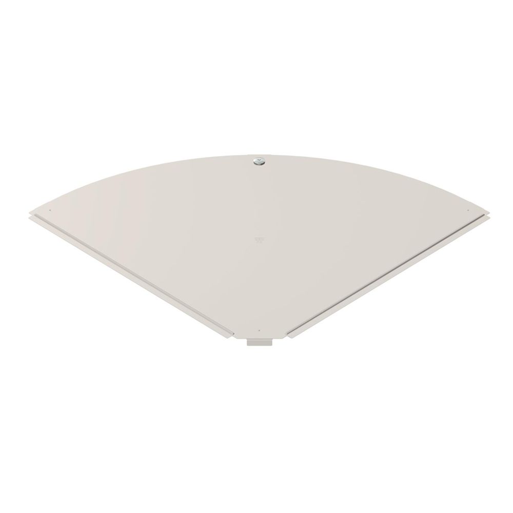 Deckel BET RBD 90° 500mm Edelstahl A4 blank