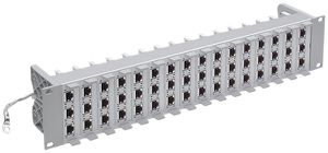Rangierfeld 19" Kat.6A 48RJ45/s 2HE global