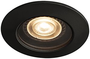 Plafoniera INS SLV VARU QPAR51 DL GU10 5W IP20/65 75mmØINS nero