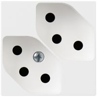 Presa INS ATO 2×T13 bianco 2moduli