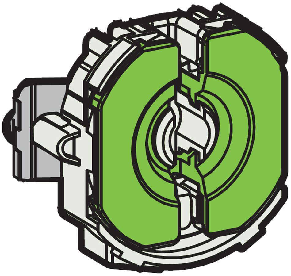 Lampenfassung G13, 3345/MAU-9.5-TR, gefedert, mit Steckklemmen