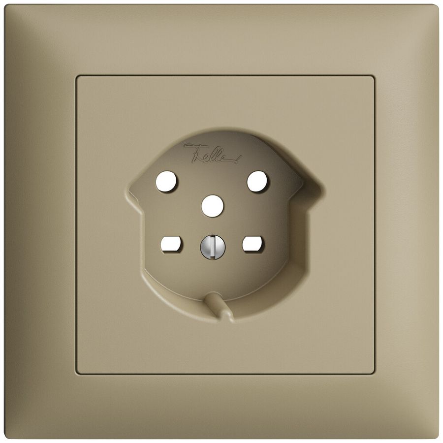 UP-Frontset EDIZIOdue sand 88×88mm 1×T15