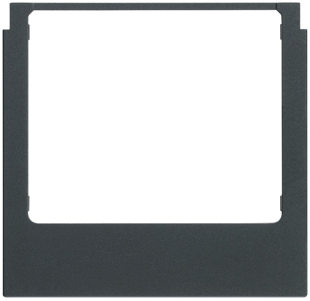 Designrahmen Audio Hager elcom.touch/elcom.fon eckig schwarz