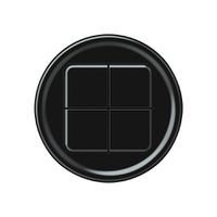 Frontset origin Schutzabdeckung für KNX-Taster 4× schwarz