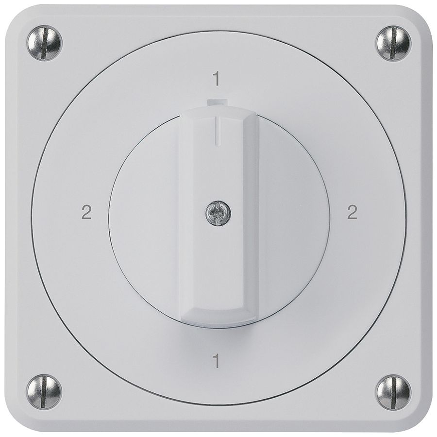 UP-Drehschalter robusto IP55 S3/1P grau für Kombination