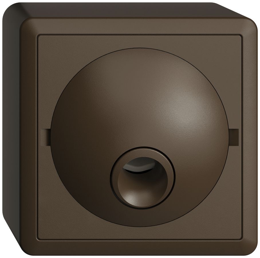 AP-Anschlussdose EDIZIOdue 8L für Rufleuchte, coffee