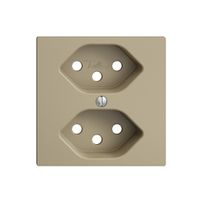 Frontplatte EDIZIOdue 2×T13 sand