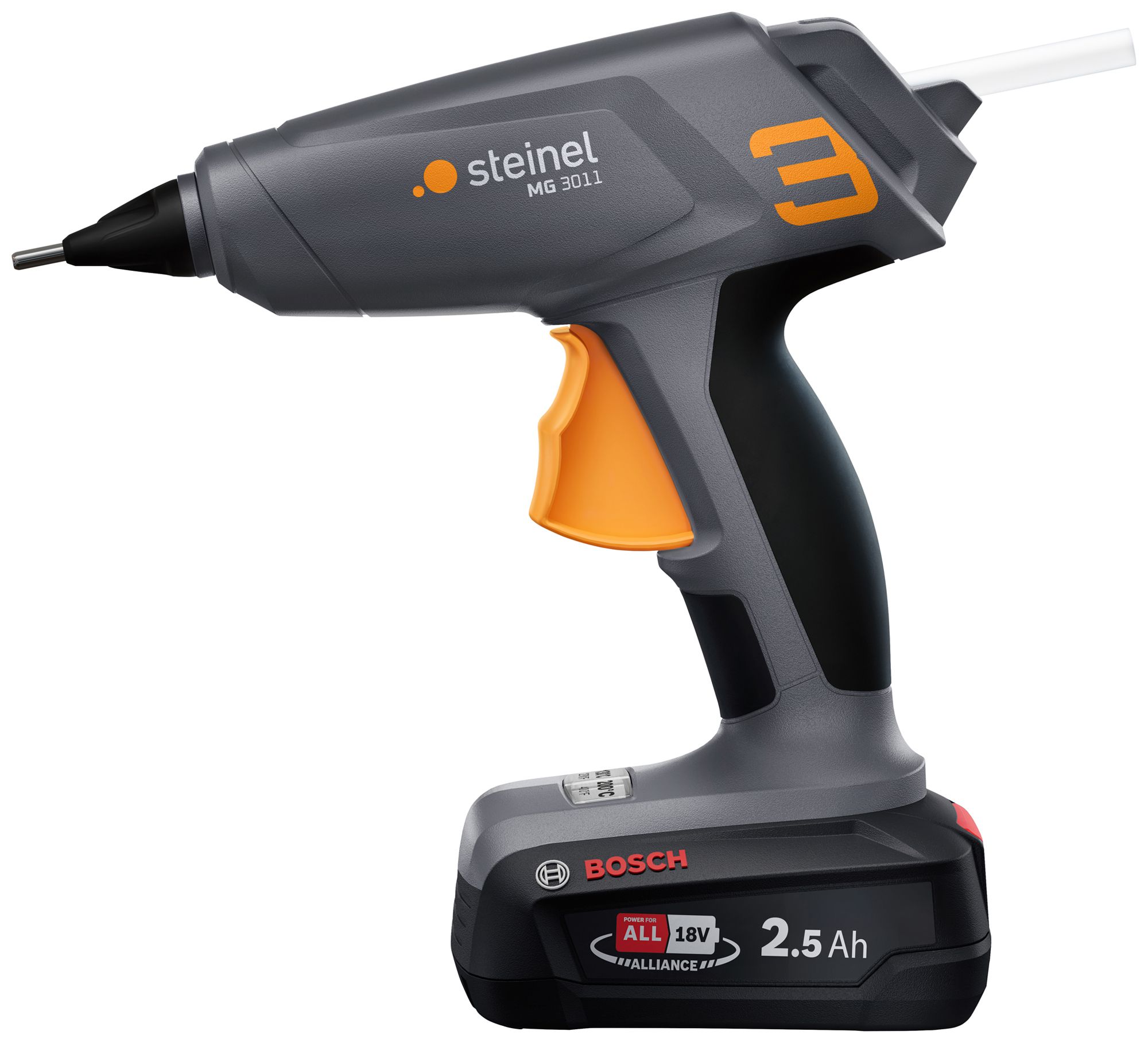 Pistolet pour coller à chaud MobileGlue 3011 18V 200°C s.accu 3×Ø11mm