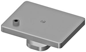 Abhängehalterung Sylvania Lytespan H 40×31×14mm Aluminium Silber