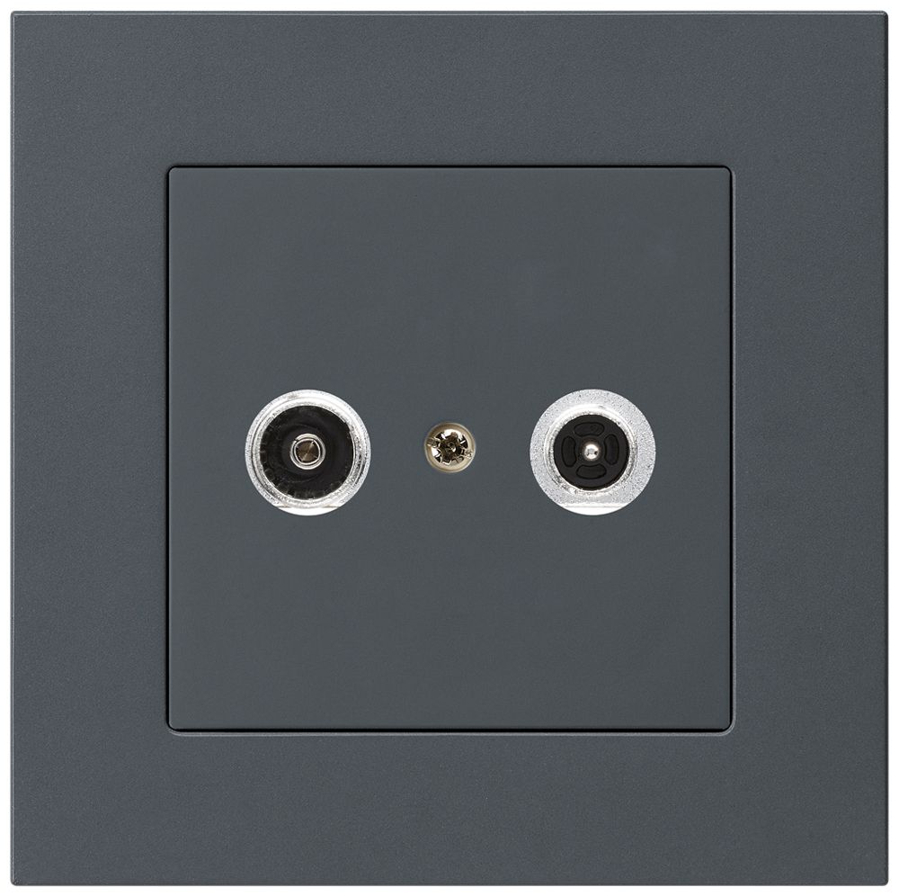 UP-Antennendose kallysto.pro R/TV 23dB 2GHz anthrazit