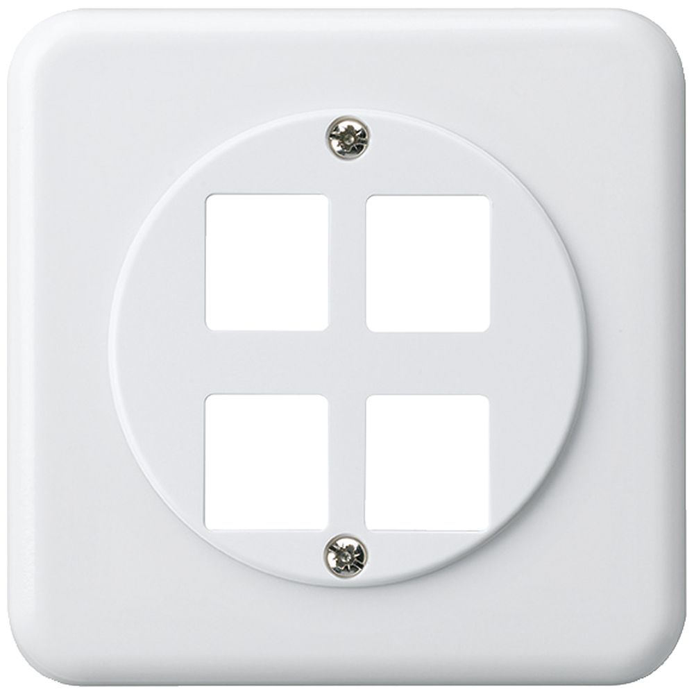 UP-Montageset HMS basico C für 4 Module weiss