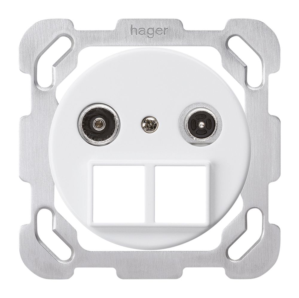 UP-Multimediadose basico TV-R Bauart B 23dB 2GHz weiss