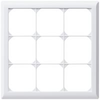 UP-Abdeckrahmen kallysto.line 3×3 weiss 212×212mm