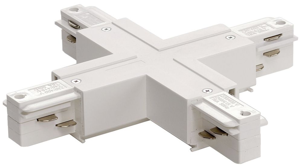 X-Verbinder SLV für AP-Stromschiene EUTRAC 3-phasig, schwarz