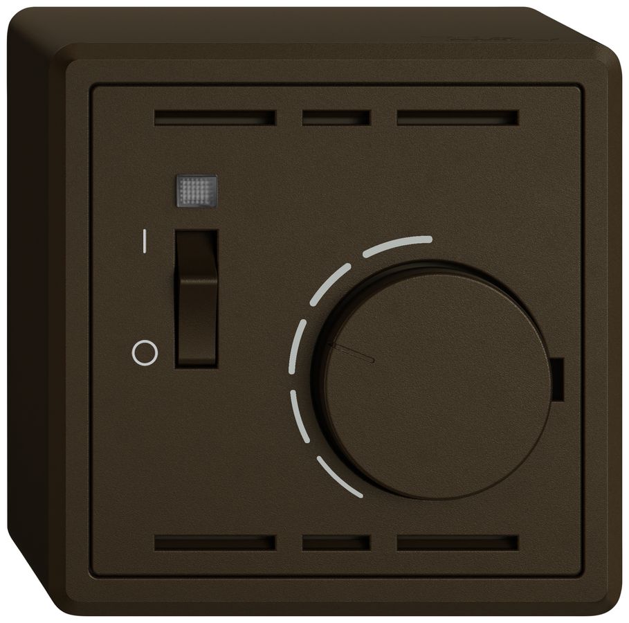 Termostato ambiente AP EDIZIO.liv SNAPFIX® con interruttore 230VAC 50Hz ma