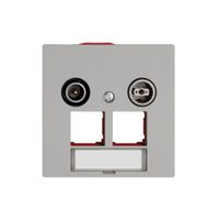 Multimediadose TV-R EDIZIO.liv SNAPFIX® EASYNET f.2×RJ45 S-One 4dB hgu