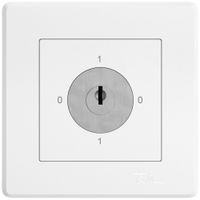 Interruttore rotativo INC EDIZIO.liv SNAPFIX® interr.0/1L serrature&2 chiavi bi