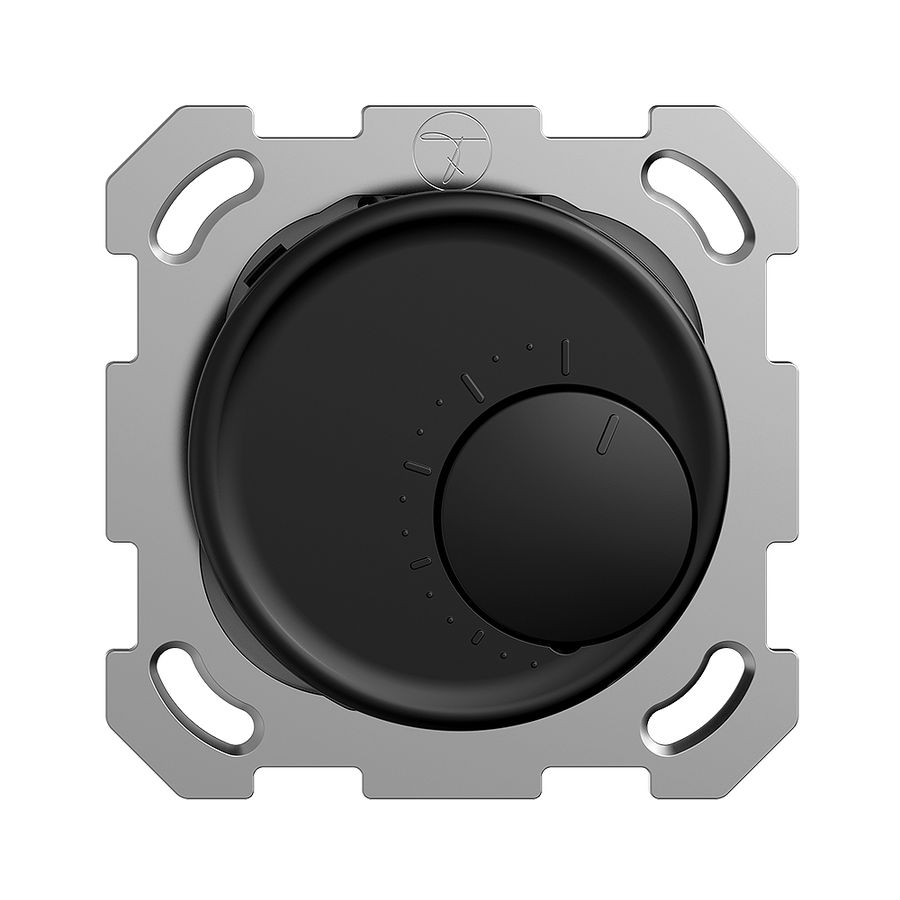 UP-Raumthermostat STANDARDdue schwarz ohne Schalter