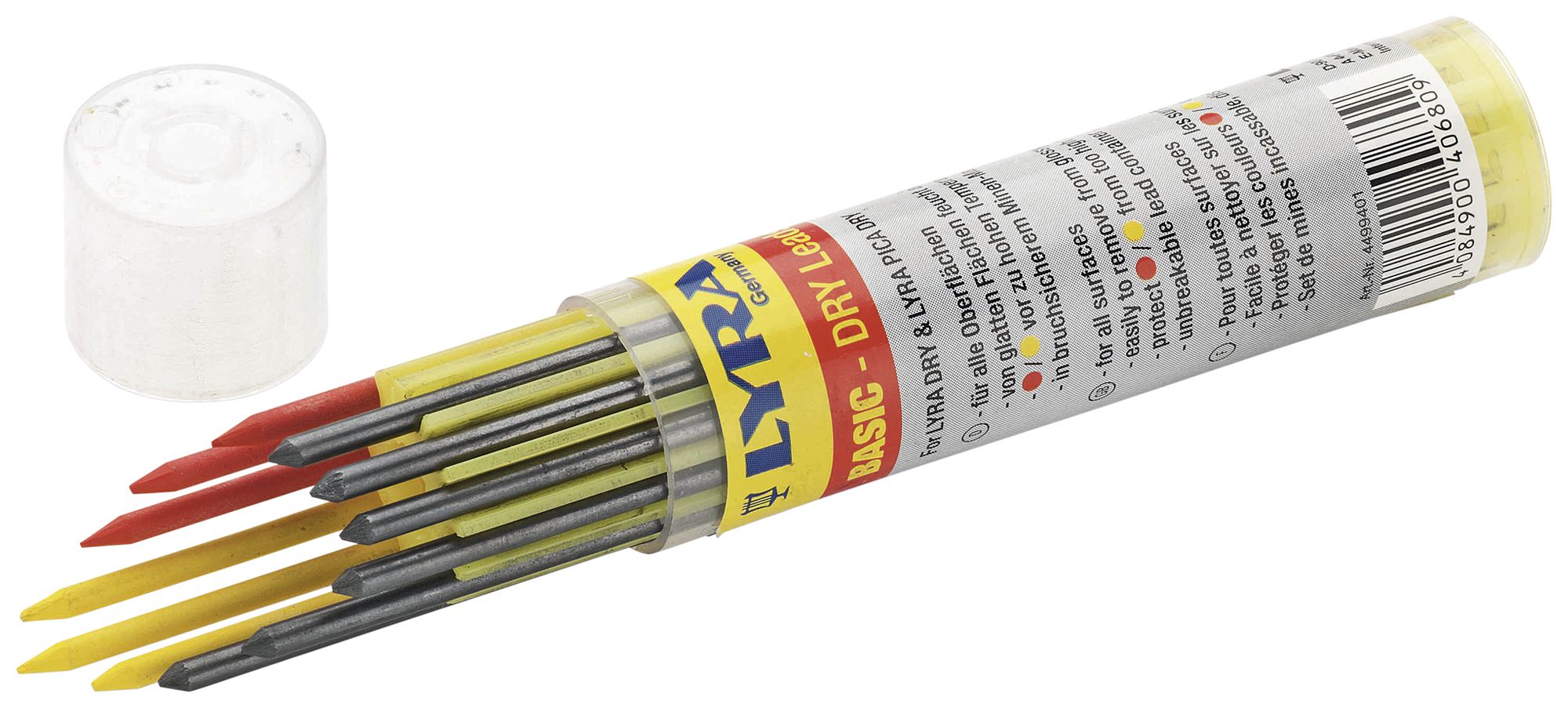 Jeu de mines de rechange CIMCO 3×rouge 3×jaune et 6×graphite