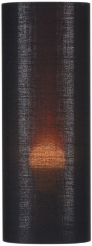 Paralume SLV FENDA, Ø150×400mm nero/rame