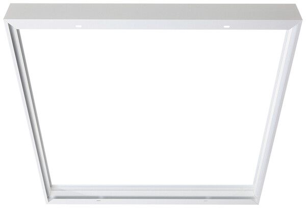 Anbaurahmen ESYLUX JUNA 632×632×31mm Aluminium weiss