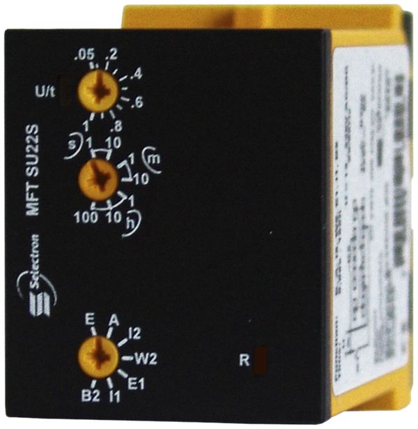 Multifunktions Zeitrelais MFT 2W, 12VDC, 24…240VAC/DC