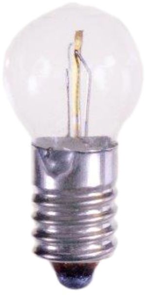 Zwergglühlampe blink Kugel E10 3.5V 300mA